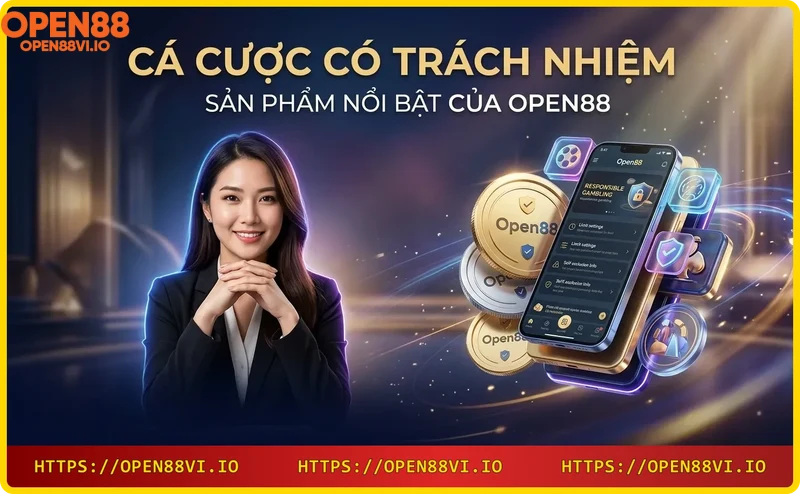 Các sản phẩm cá cược nổi bật của Open88: thể thao, casino, slot, xổ số