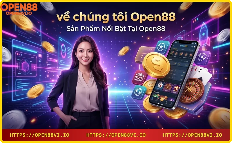 Các sản phẩm nổi bật tại Open88 bao gồm thể thao, casino, slot, xổ số, đá gà