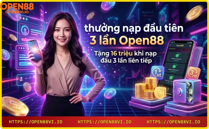 Chi tiết chương trình thưởng nạp đầu 3 lần liên tiếp lên đến 16 triệu đồng