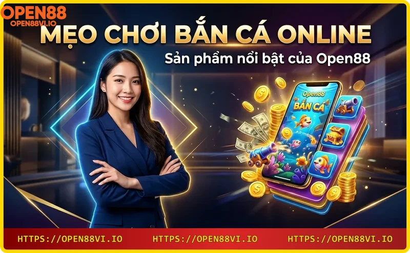 Game bắn cá online đồ họa 3D sống động tại Open88