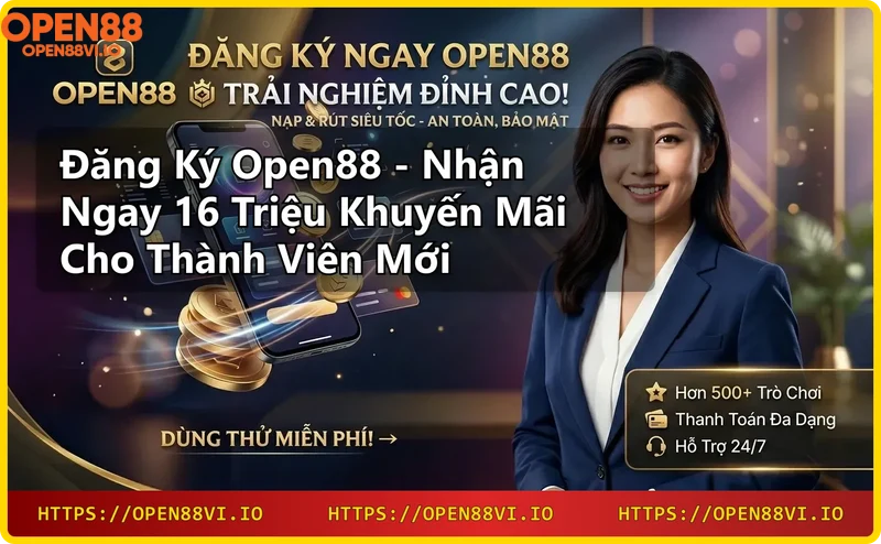 Giới thiệu nhà cái Open88 - nền tảng cá cược uy tín hàng đầu châu Á