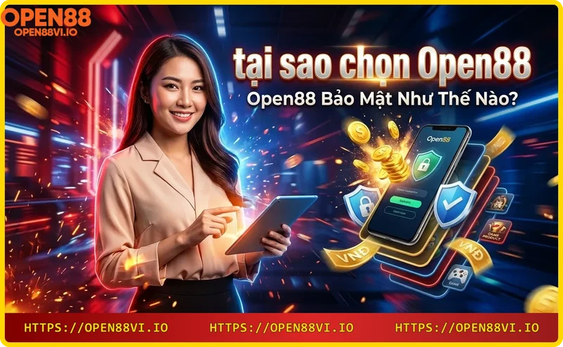 Hệ thống bảo mật hiện đại của Open88 với mã hóa SSL 256-bit