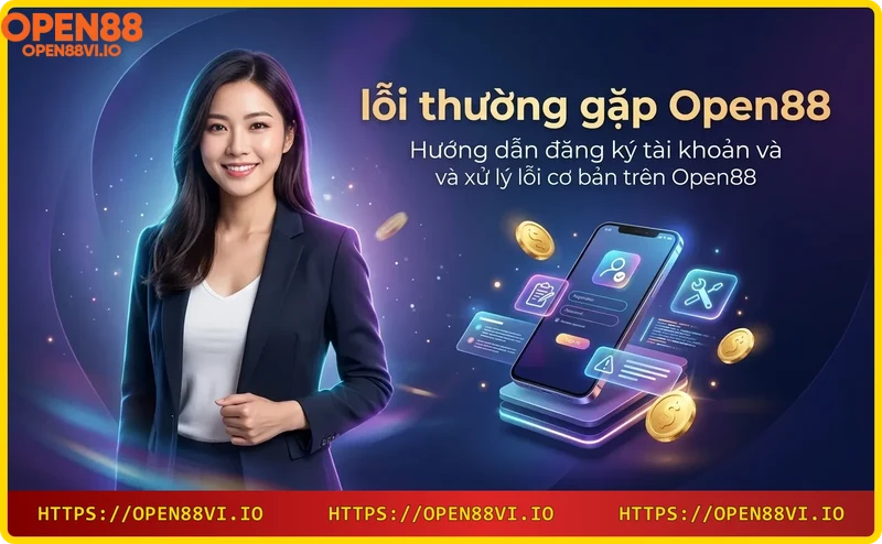 Hướng dẫn đăng ký tài khoản Open88 và xử lý lỗi cơ bản