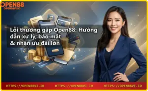 Minh họa các lỗi thường gặp Open88 như lỗi đăng nhập và lỗi nạp tiền