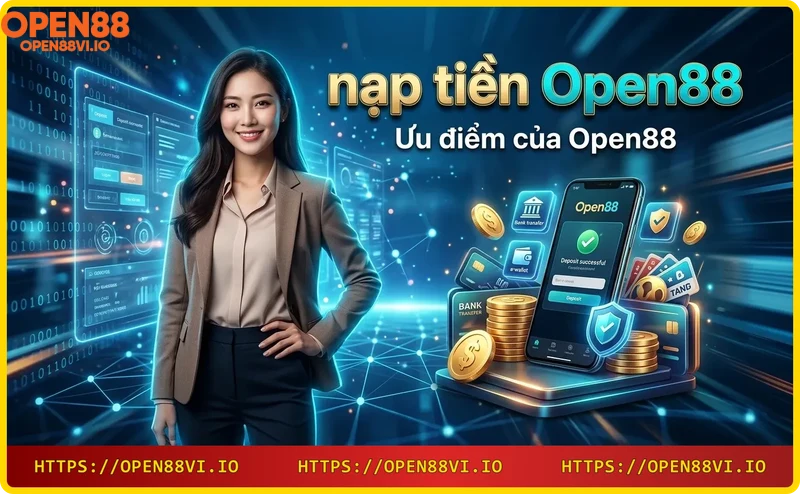 Nạp tiền Open88 nhanh chóng và an toàn với bảo mật cao